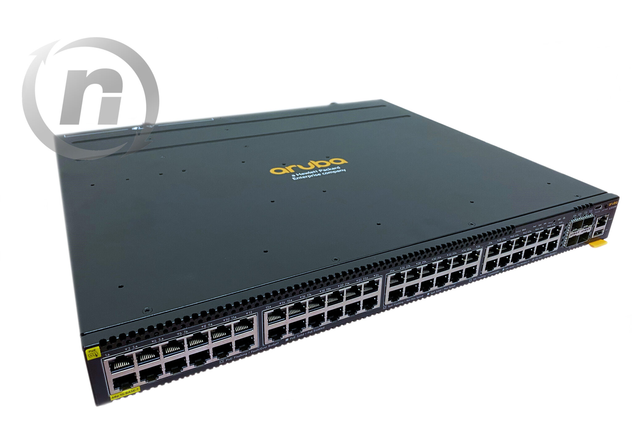 HPE / Aruba 6300M JL661A 48port 1GbE Class4 PoE 4x SFP56
